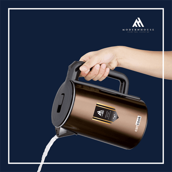 Âm đun nước điện, Model: KC-2083, hiệu: CANCOOK, Điện áp 220V.50HZ, công suất 1500W, dung tích 2.0L, mới 100%